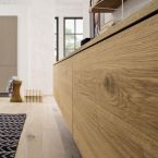Cucina zenzero impiallacciata legno rovere Promozione Sicilia offerta sconti arredamento 6